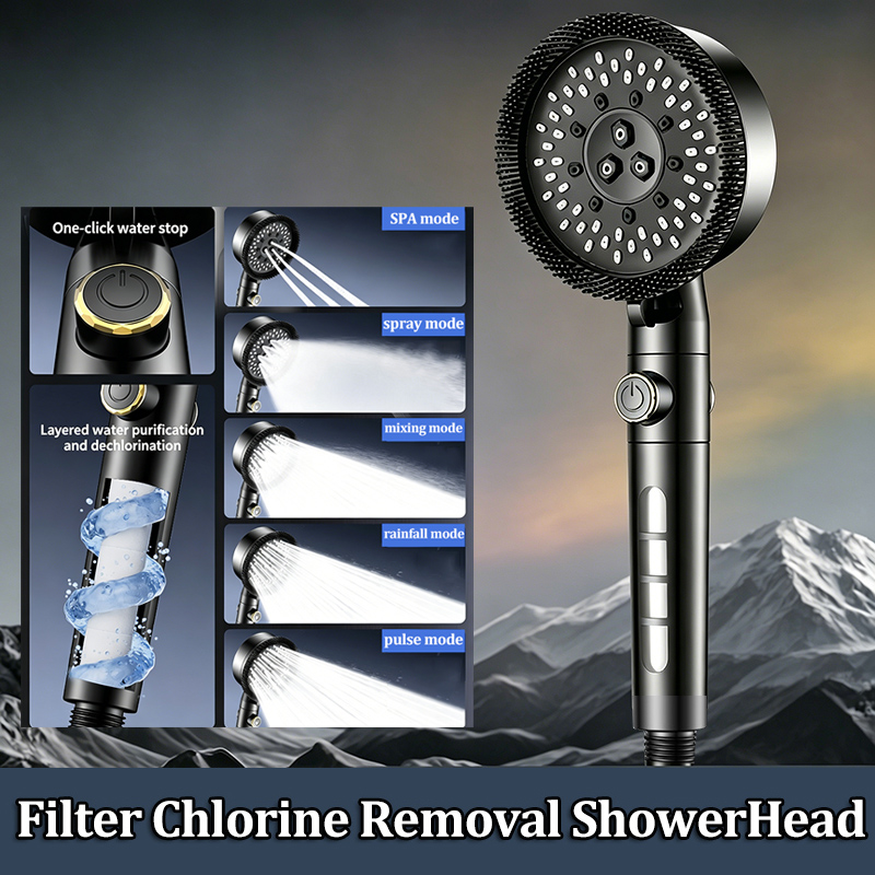 Spa Wellness Locations - Kepala Shower Turbo Tekanan Tinggi 5