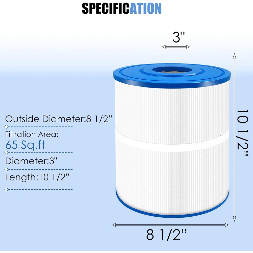 Relax - Spa & Wellness - PWK65 Spa Filter Cartridge Pengganti PET