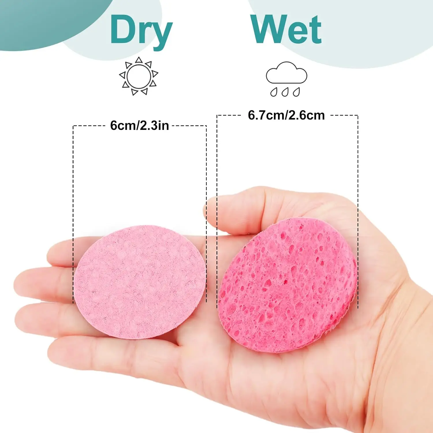 50/500 Buah Bantalan Spons Waj - Spa Wellness Locations ulasan dan harga