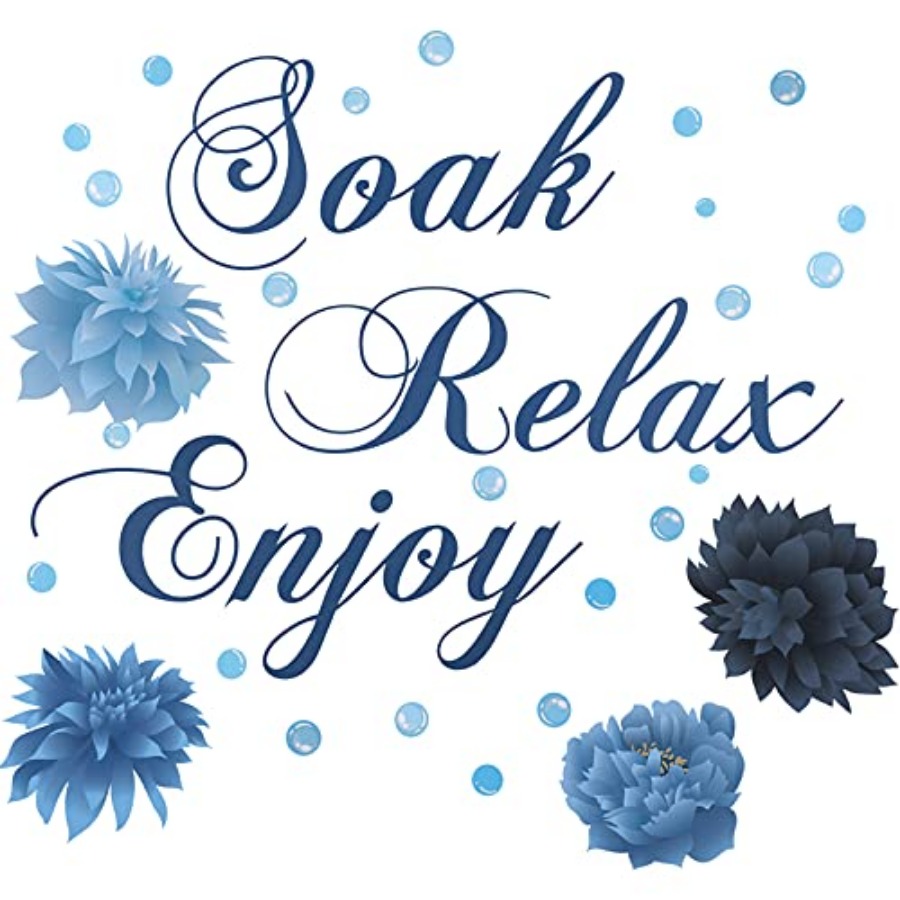 Stiker Dinding Kamar Mandi, St - Relax - Spa & Wellness ulasan dan harga