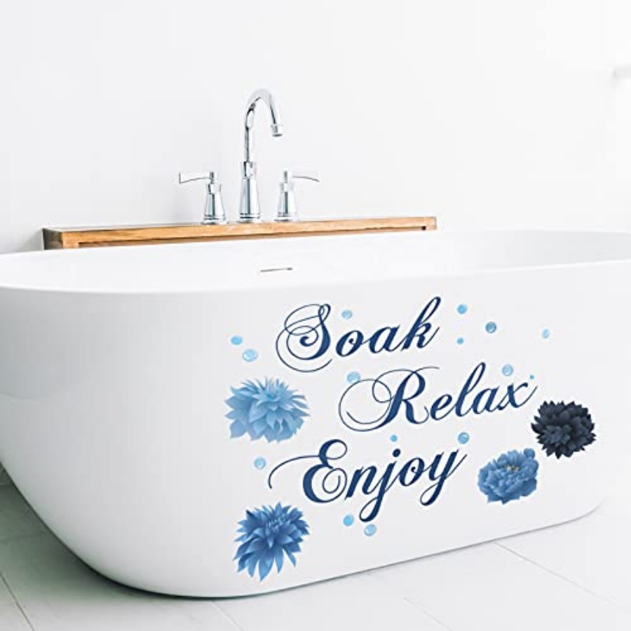 Stiker Dinding Kamar Mandi, St - Relax - Spa & Wellness ulasan dan harga