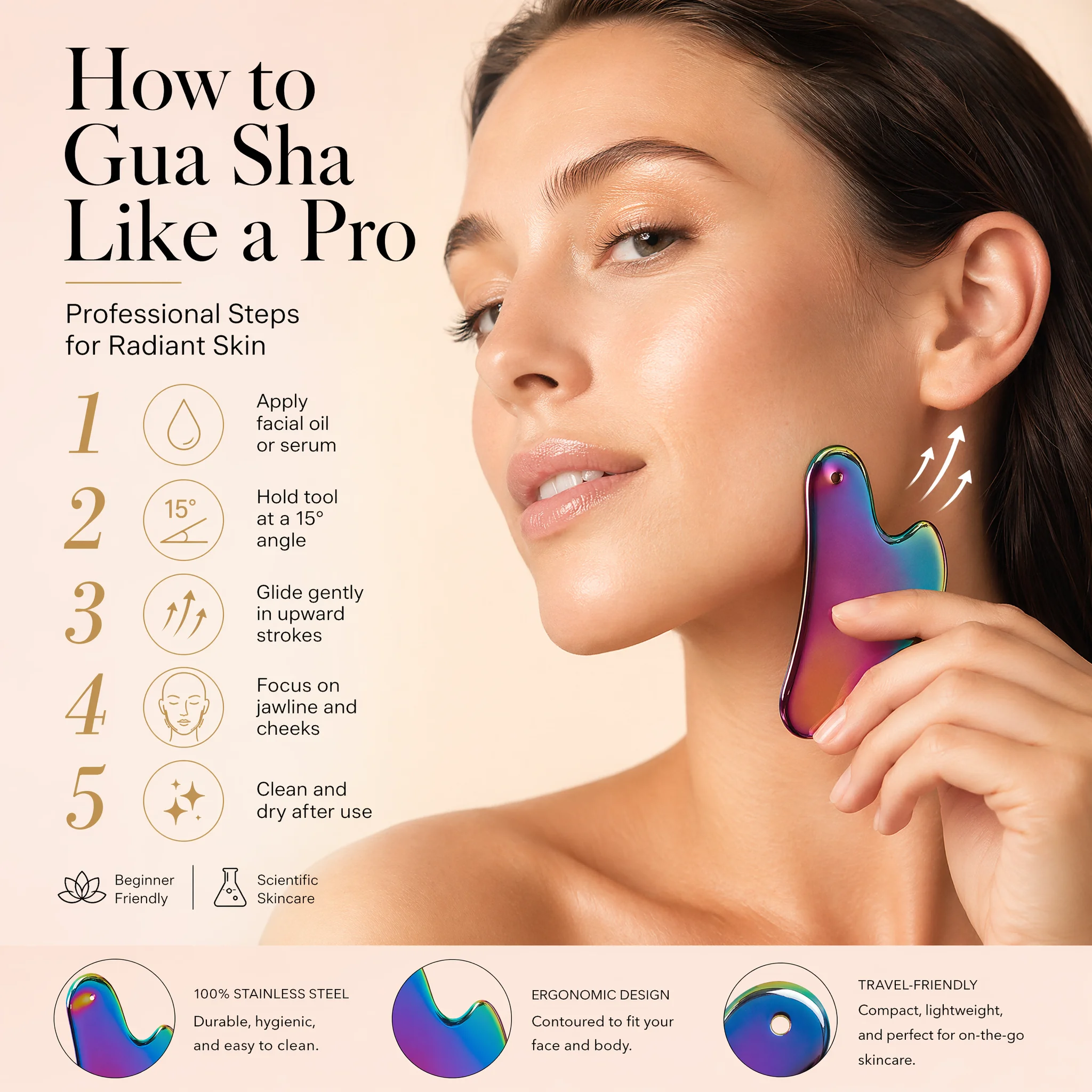 1 Buah Papan Gua Sha Baja Taha - Relax - Spa & Wellness ulasan dan harga