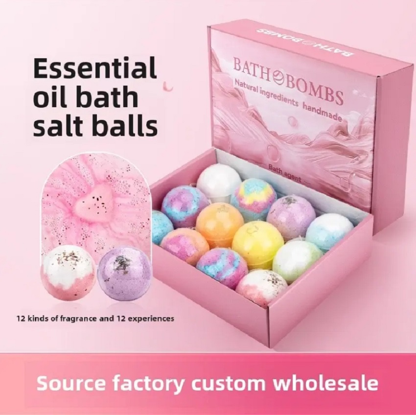 Bath Bomb 12Pcs/Kotak Bahan Or - Relax - Spa & Wellness ulasan dan harga