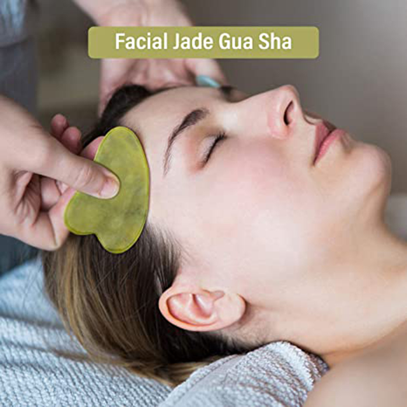 Set pijat Guasha rol giok alam - Spa Wellness Locations ulasan dan harga